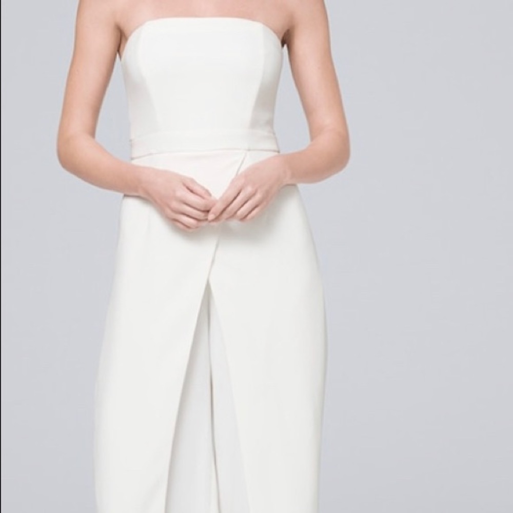 White House Black Market strapless Jumper Size 8